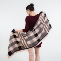 Factory directly wholesale New arrival plaid style viscose scarf